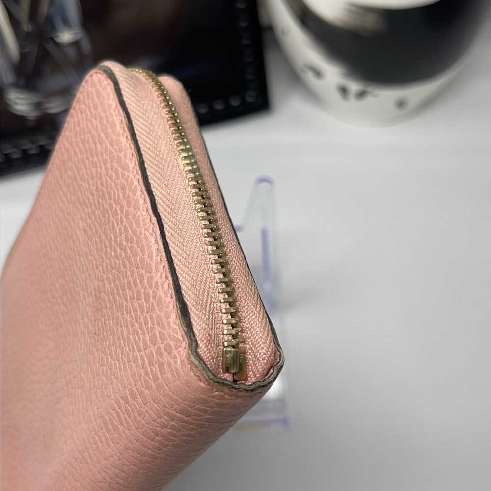 Gucci Pink Leather zipper Wallet - Picture 10 of 12